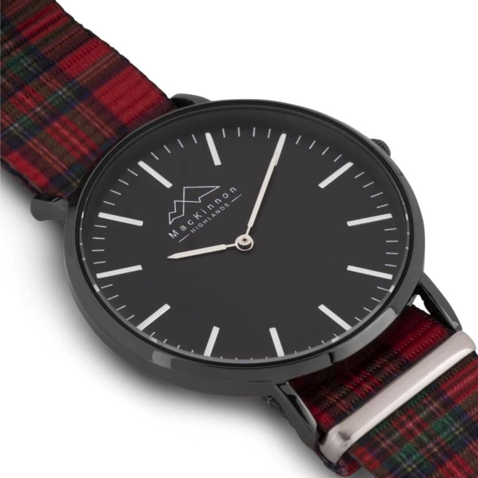 Mackinnon Watch Royal Tartan Watch - Black
