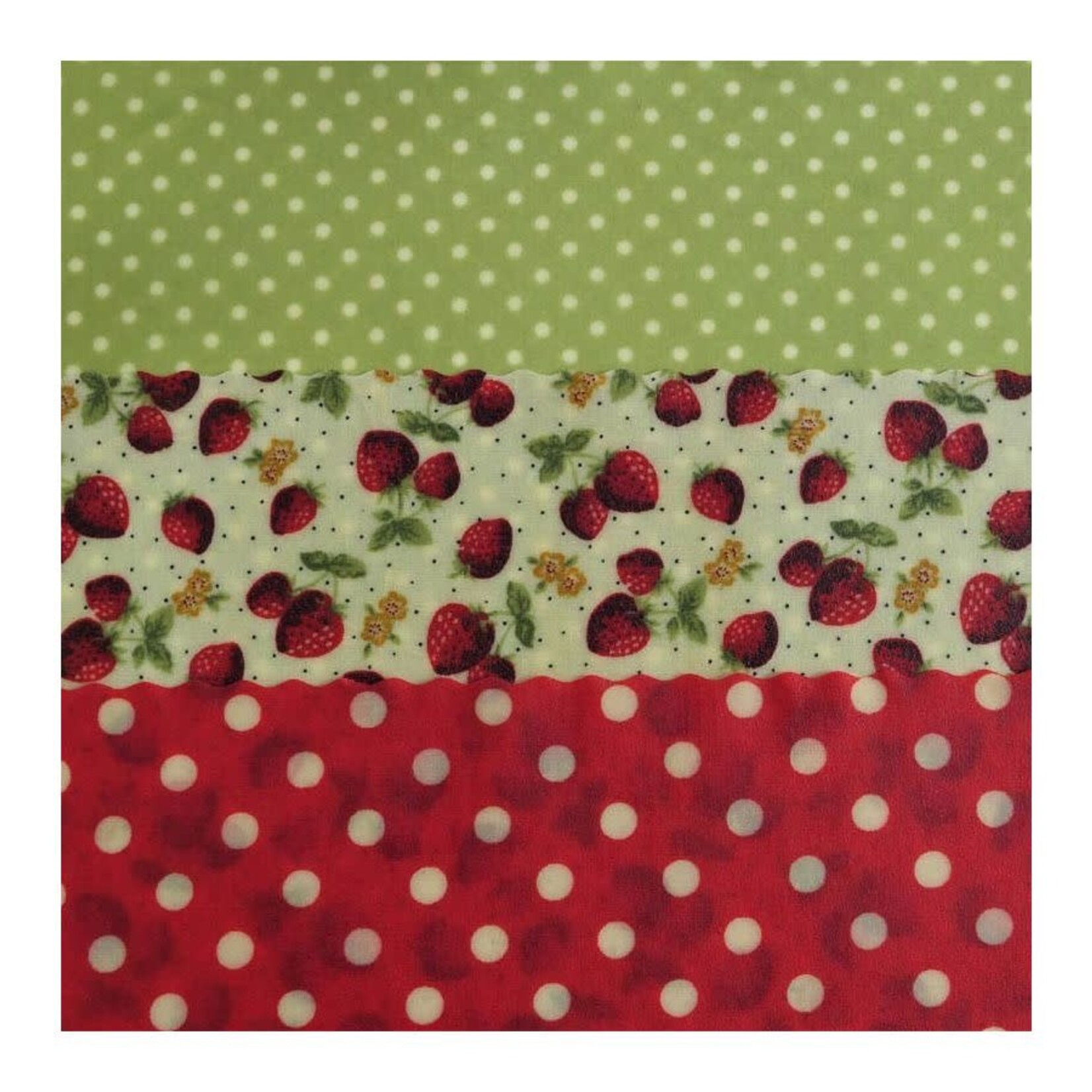 Reusable Beeswax Food Wraps(Md) - Strawberries