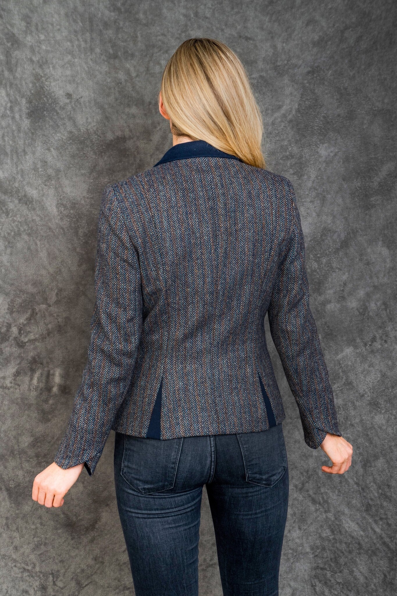 Jack Murphy Sasha Tweed Jacket in Blue Moon