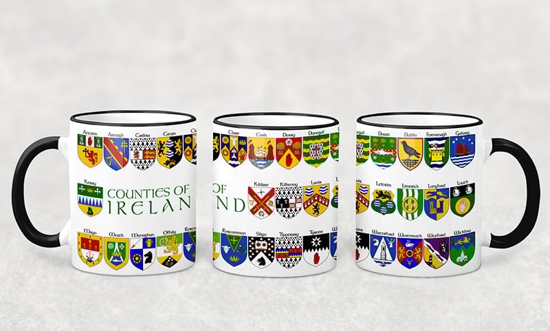 Scott's Highland Counties of Ireland Mug