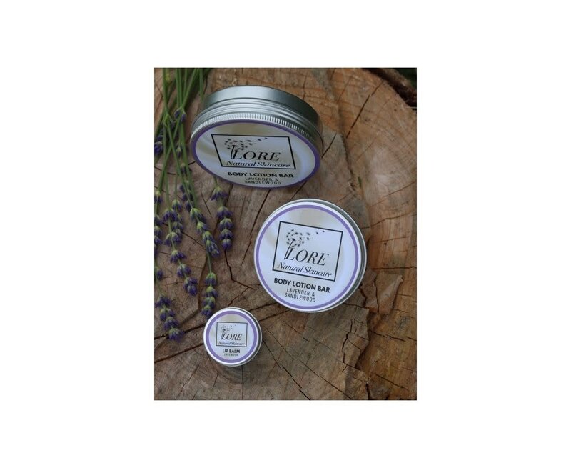 Lore Lavendar & Sandalwood Solid Body Lotion Bar 80g