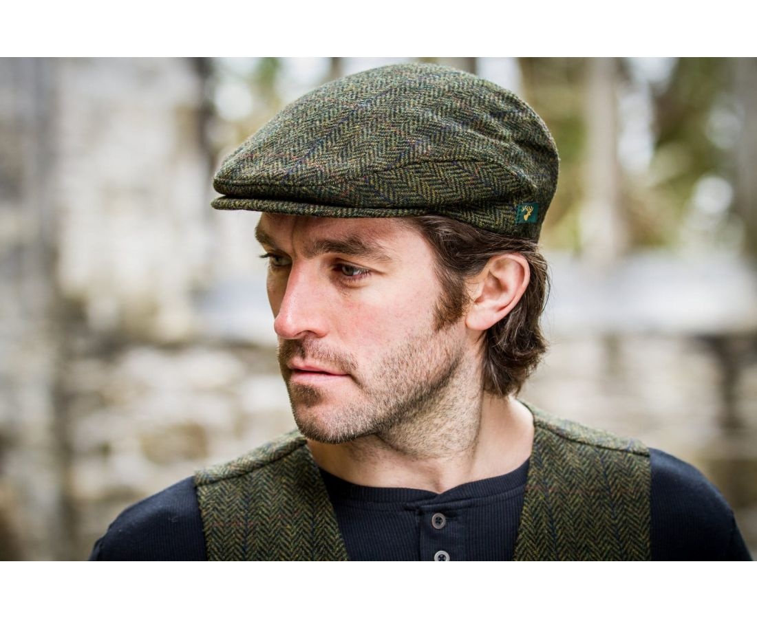 Mucros Trinity Wool Cap Dark Green: