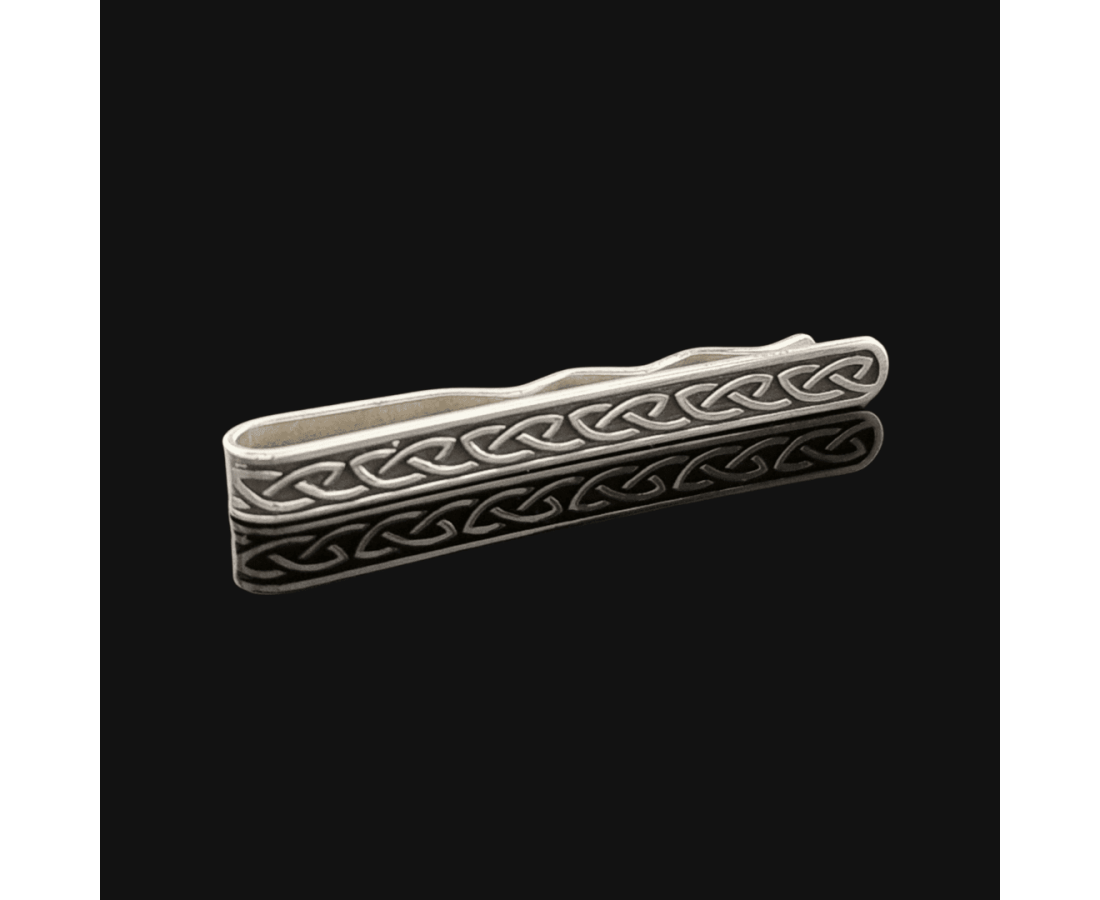 Arnua Sterling Silver Oxidized Love Knot Tiebar