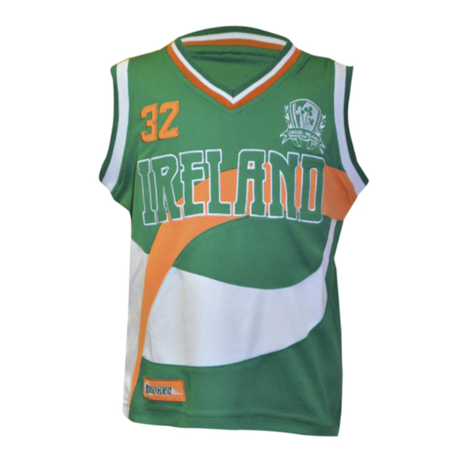 Lansdowne Kid's Tri-Color Ireland Basketball Jersey