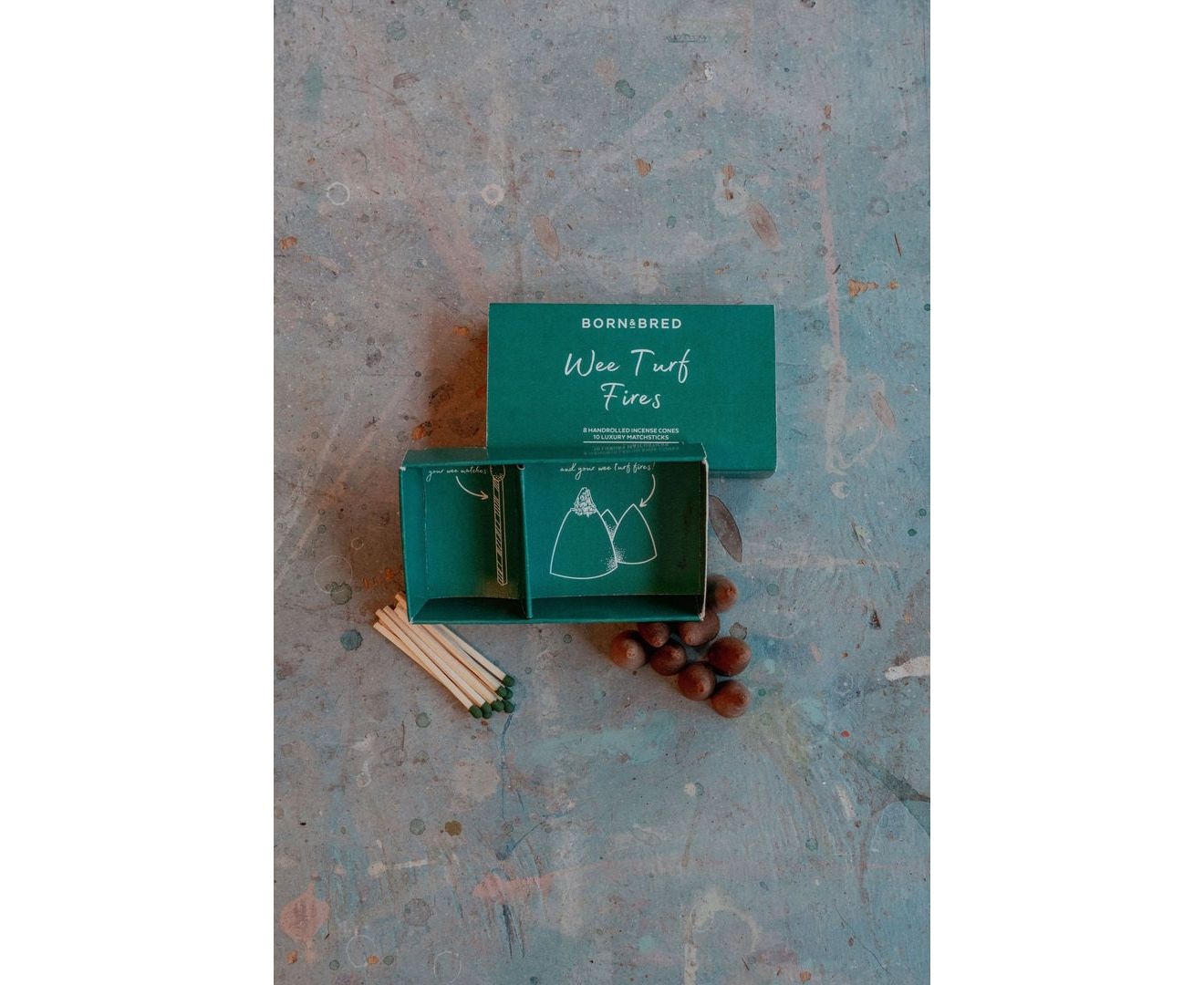 Born & Bred Wee Turf Fire Match Boxes