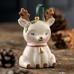 Belleek Reindeer Ornament by Belleek