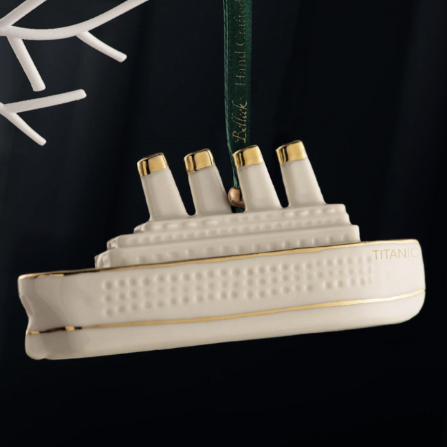 Belleek Titanic Ornament by Belleek