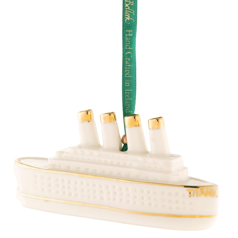 Belleek Titanic Ornament by Belleek