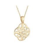 Solvar 10k Gold Celtic Knot Necklace