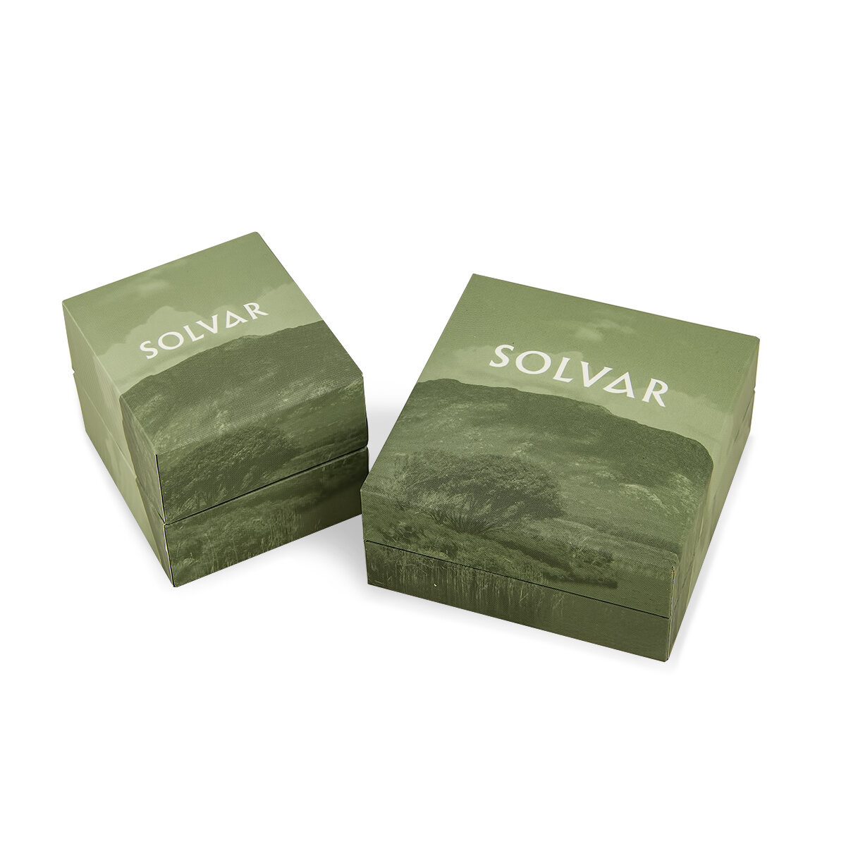 Solvar Trinity Knot Necklace - Marcasite & Marble