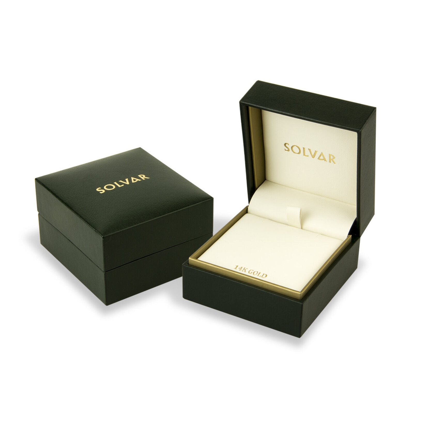 Solvar 10K Gold + Diamond Celtic Knot Necklace