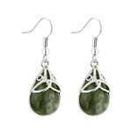 Connemara Marble Trinity Drop Earrings