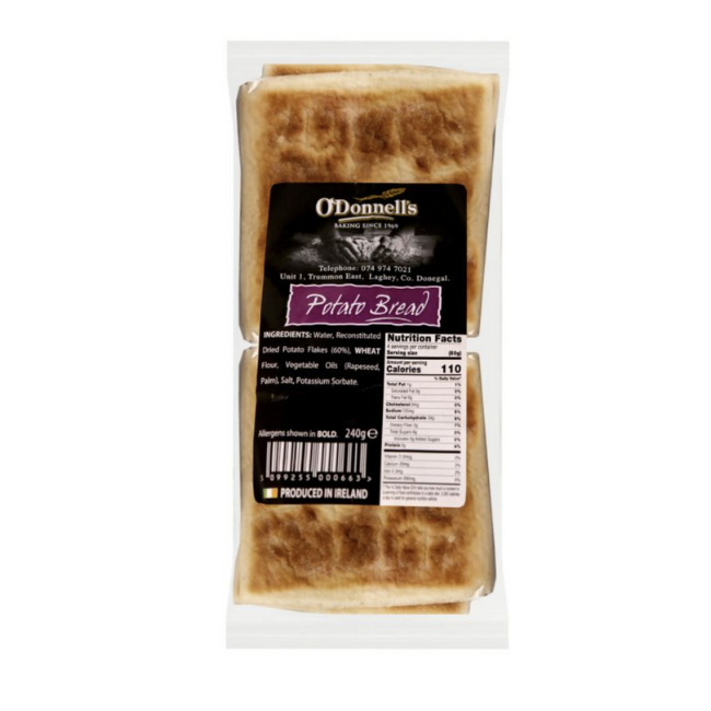 O'Donnells O'Donnells Potato Bread 4 pack 240g (8.5oz)