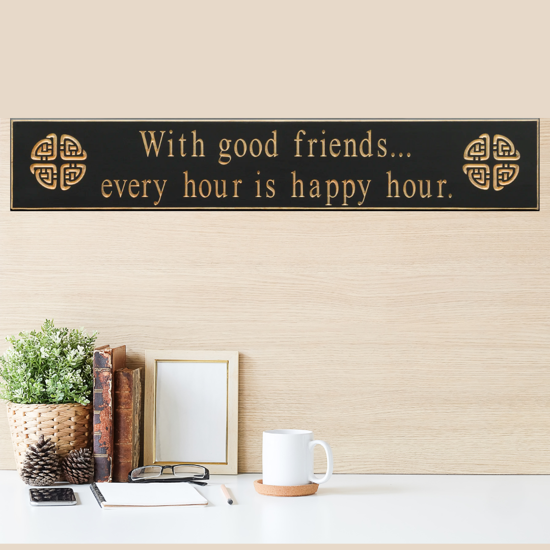 The Irish and Celtic Gift Collection Celtic Knot Routed Wood Sign