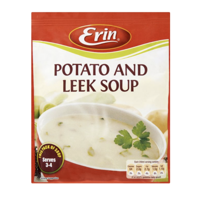 Erin Erin Irish Potato & Leek Soup 74g Packet