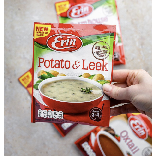 Erin Erin Irish Potato & Leek Soup 74g Packet