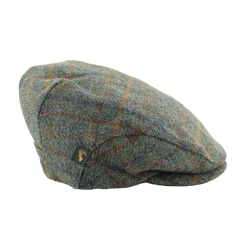 Mucros Trinity Wool Cap Moss Check