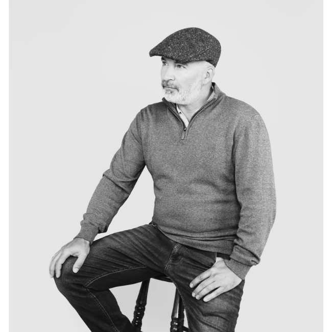 Hanna Hats Donegal Touring Cap Grey S&P