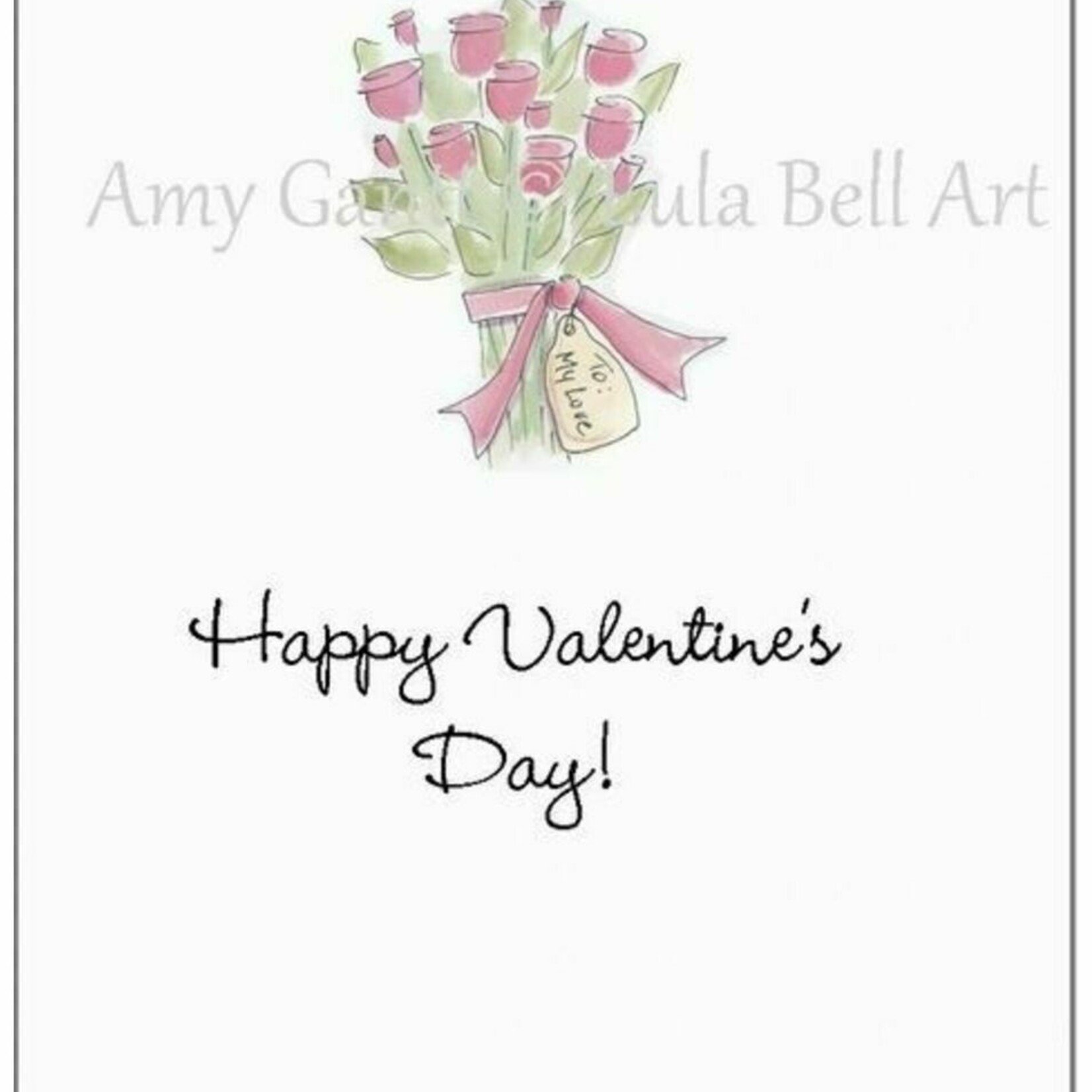 Lula Bell Cards & Gifts Valentines Day Card: Love You Bunches