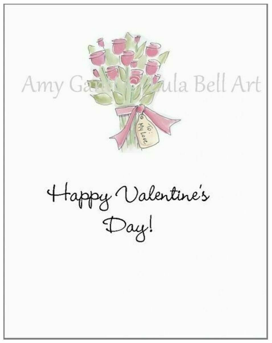 Lula Bell Cards & Gifts Valentines Day Card: Love You Bunches