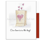 Lula Bell Cards & Gifts Valentines Day Card: Love is in the Bag