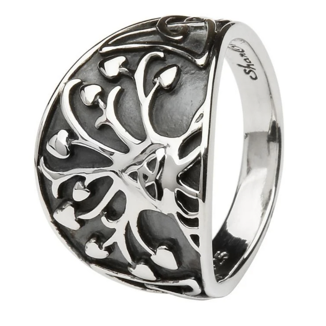 Shanore Sterling Silver Tree of Life Ring