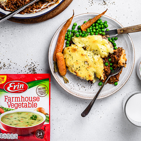 Erin Farmhouse Vegetable Soup 75g Packet