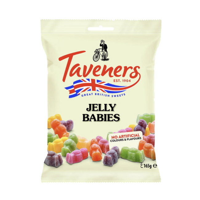 Taveners Taveners Jelly Babies 165g(5.8oz)