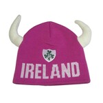Traditional Craftwear Kids Ireland Hat w/Horns Pink