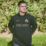 Traditional Craftwear Green Ireland Half-zip with Shamrock Badge