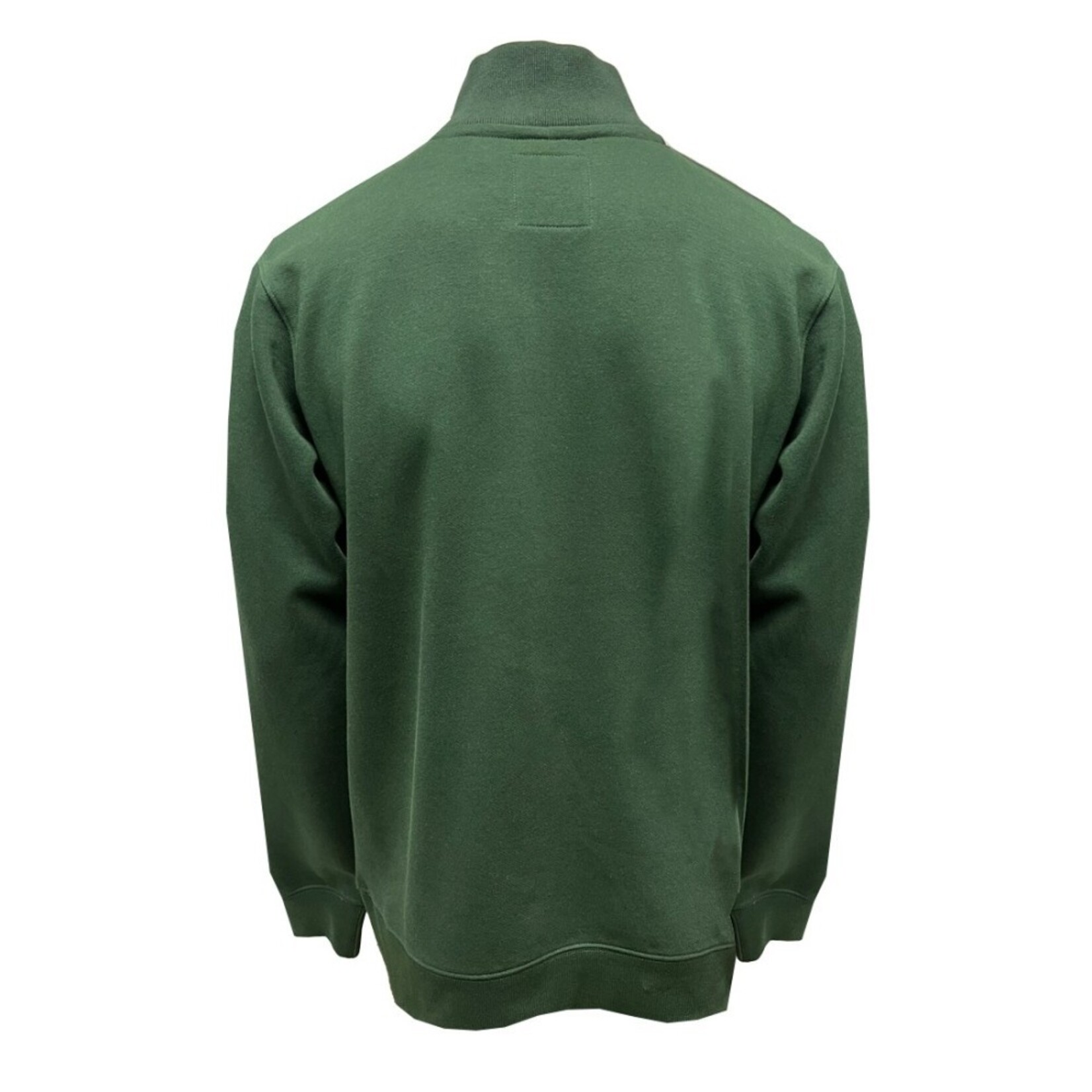 Traditional Craftwear Green Ireland Half-zip with Shamrock Badge