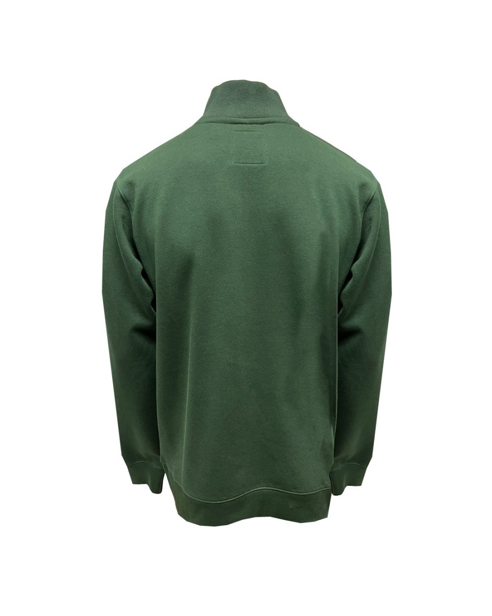 Traditional Craftwear Green Ireland Half-zip with Shamrock Badge