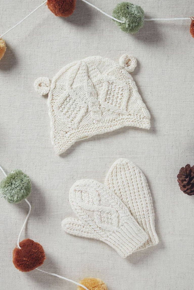 Aran Woollen Mills Kids Wool Hat w/ Ears