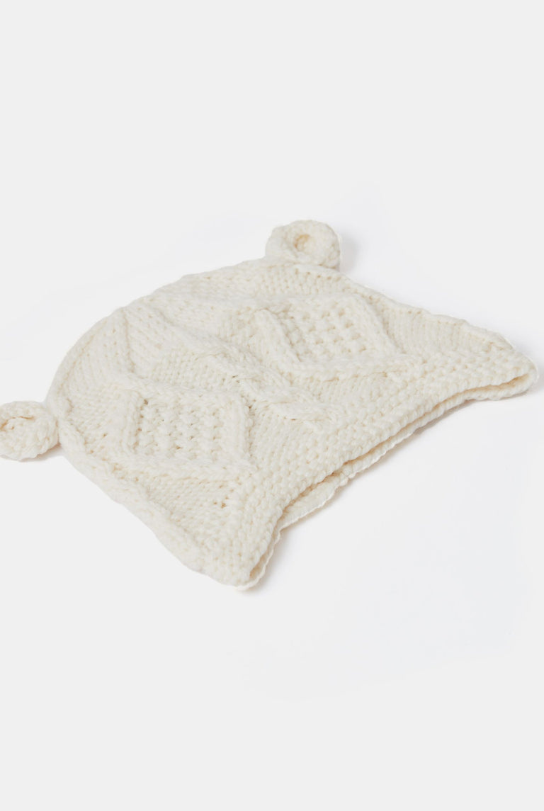 Aran Woollen Mills Kids Wool Hat w/ Ears