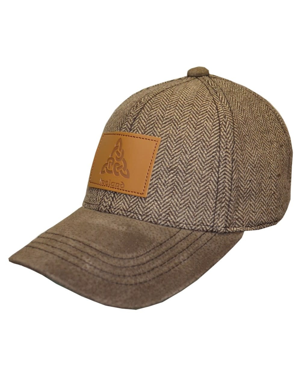 Traditional Craftwear Brown Tweed "Ireland" Baseball Cap