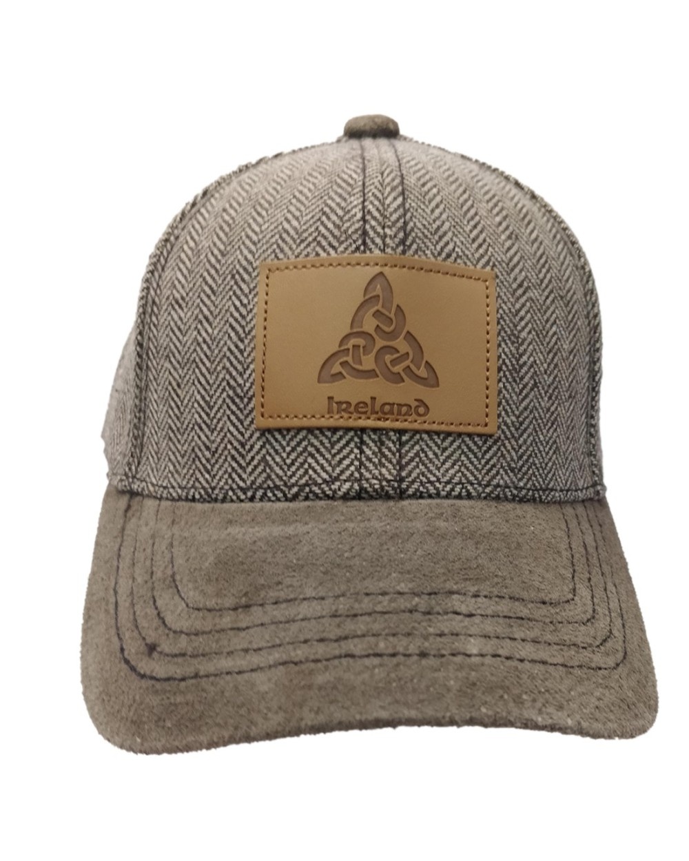 Traditional Craftwear Brown Tweed "Ireland" Baseball Cap