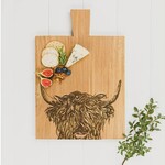 Selbrae House Oak Cutting Board(Md) - Highland Cow