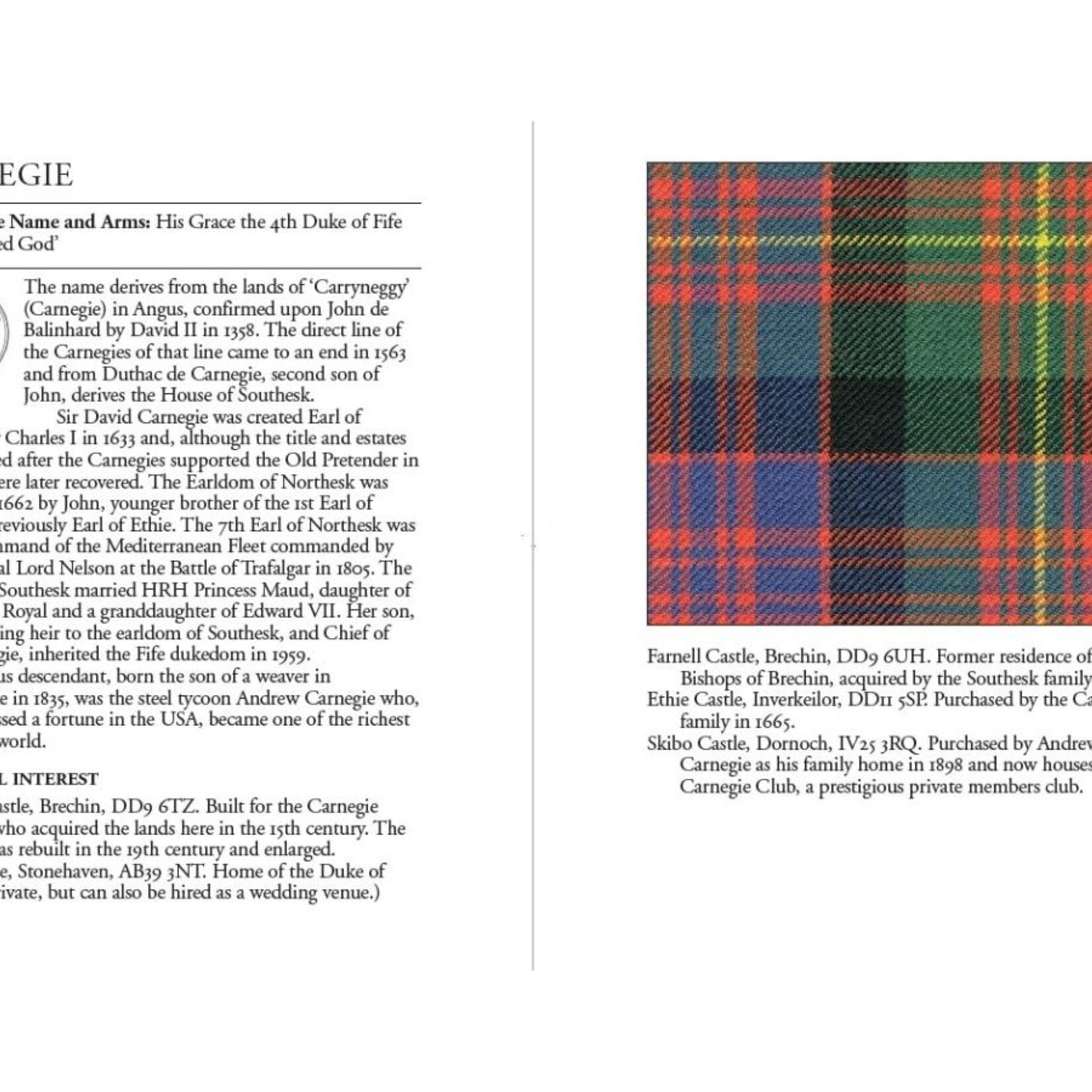 Celtic Books "Clans and Tartans From Scotland"