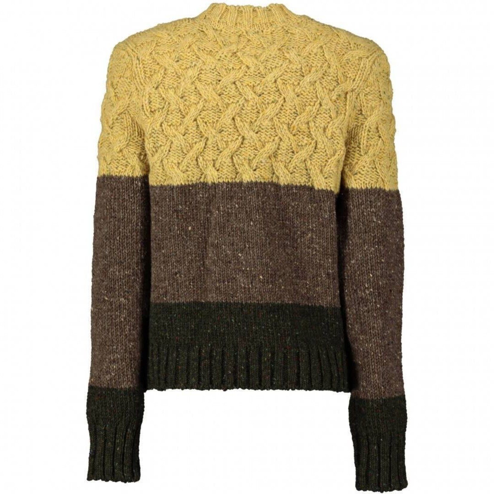 McConnell Woolen Mills 3-Color Sweater Yellow/Green: