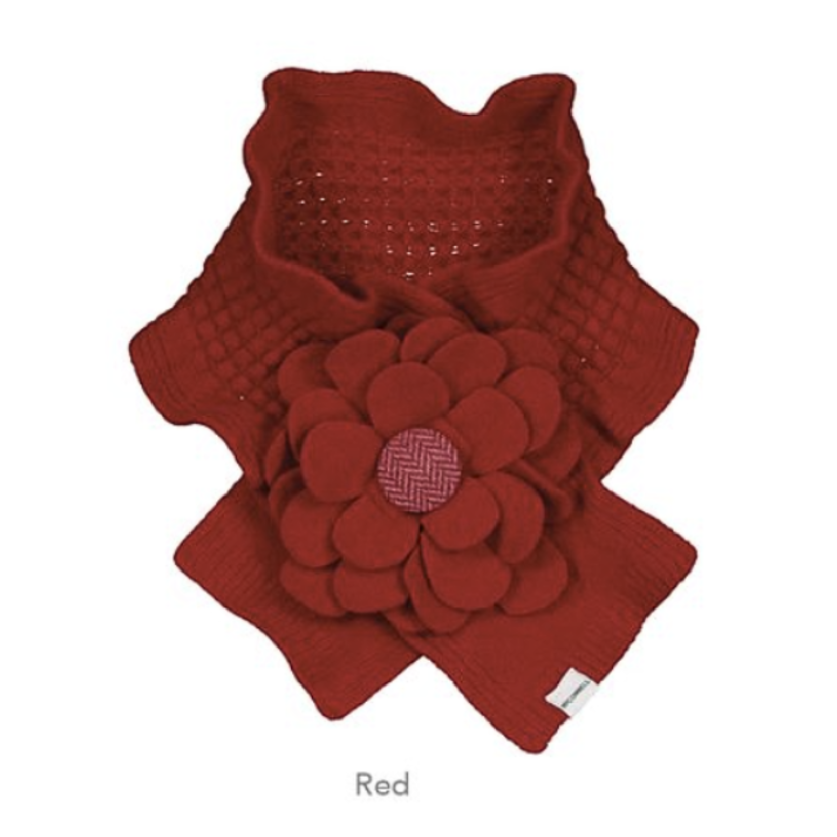 McConnell Woolen Mills Floral Collar Red