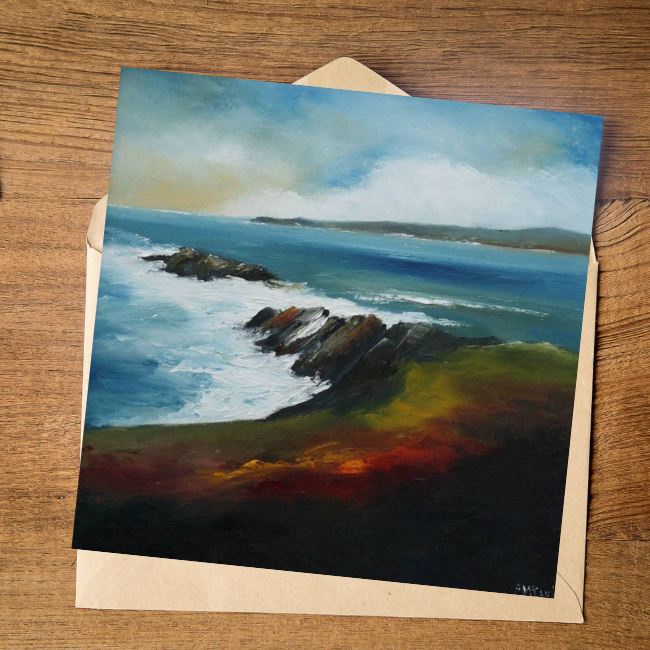 Padraig McCaul Into the Atlantic - 6"x6" Card
