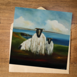 Padraig McCaul Wild Atlantic Sheep - 6"x6" Card