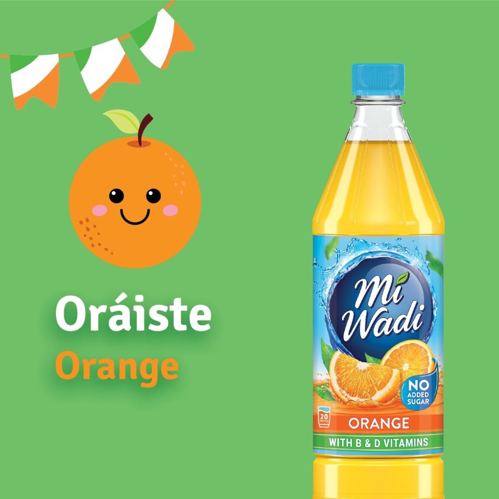 Miwadi Miwadi Orange: NAS 1L (33.8fl oz)