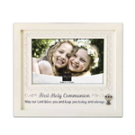 Abbey Press First Communion Frame with Lace + Chalice