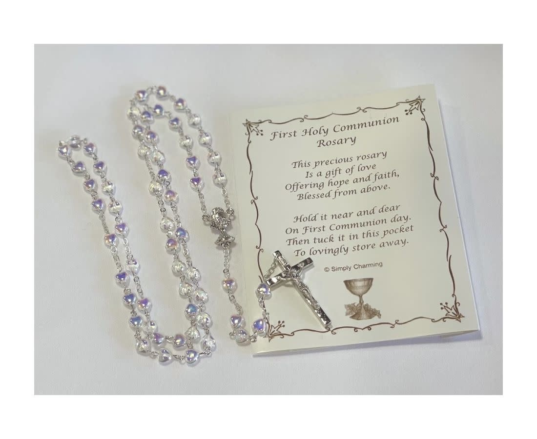 Simply Charming First Communion Rosary with Poem