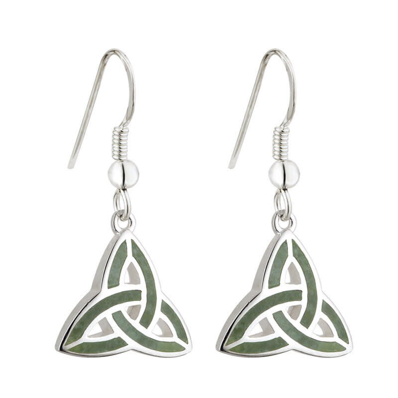 Solvar Connemara Marble Trinity Drop Earring