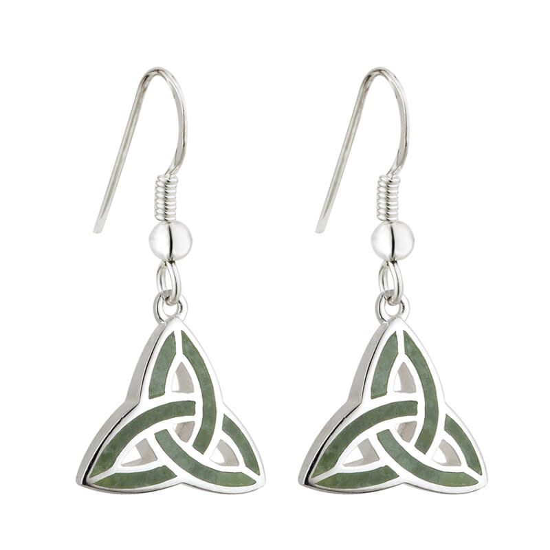 Solvar Connemara Marble Trinity Drop Earring