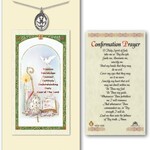 Bliss Confirmation Pewter Medal w/ Prayer Card