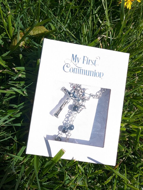 Cathedral Art First Communion Rosary (4 Colors)