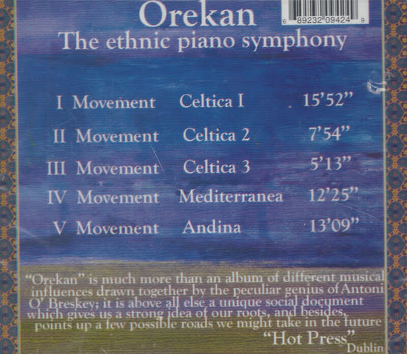 Antoni O'Breskey Antoni O’Breskey Ethnic Symphony CD